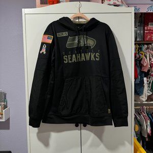Seattle Seahawks Nike Veterans Hoodie Men Size Large